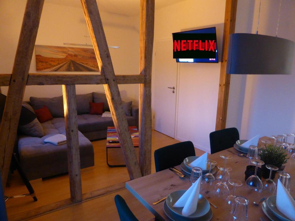 Jena City Apartment, Balkon, Sonnig, Wifi, Parkplaetze, Naehe Zentrum Buitenkant foto